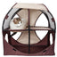 Pet Life ® 'Kitty-Play' Collapsible Travel Interactive Kitty Cat Tree Maze House Lounger Tunnel Lounge