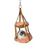 Pet Life ® 'Kittyhaus' Dual-Lounge Hanging Relaxing Kitty Cat Pillow Bed Hammock Lounger
