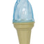 Pet Life ® 'Lick & Gnaw' Ice Cream Cone Freezable and Chewable Tossing Waterproof Floating Pet Dog Toy w/ Insertable Treat pocket