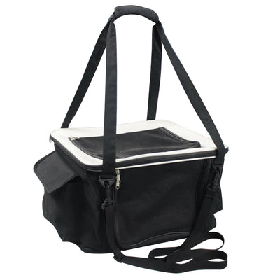 Pet Life ® Lightweight Collapsible Safety Travel Wire Folding Pet Dog Car Seat Carseat Carrier Crate