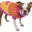 Pet Life ® 'Lovable-Bark' Heavy Knitted Ribbed Fashion Designer Dog Sweater