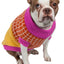 Pet Life ® 'Lovable-Bark' Heavy Knitted Ribbed Fashion Designer Dog Sweater