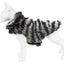 Pet Life ®  Luxe 'Chauffurry' Zebra Patterned Designer Mink Fur Dog Coat