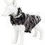 Pet Life ®  Luxe 'Chauffurry' Zebra Patterned Designer Mink Fur Dog Coat