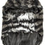 Pet Life ®  Luxe 'Chauffurry' Zebra Patterned Designer Mink Fur Dog Coat