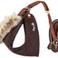 Pet Life ® Luxe 'Furracious' 2-In-1 Adjustable Dog Harness and Leash with Detachable Fur Collar