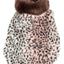 Pet Life ® Luxe 'Furracious' Cheetah Patterned Mink Designer Fashion Fur Dog Coat