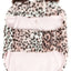 Pet Life ® Luxe 'Furracious' Cheetah Patterned Mink Designer Fashion Fur Dog Coat