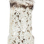 Pet Life ®  Luxe 'Gilded Rawffled' Gold-Plated Designer Fur Dog Coat