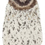 Pet Life ®  Luxe 'Gilded Rawffled' Gold-Plated Designer Fur Dog Coat