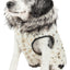 Pet Life ®  Luxe 'Gilded Rawffled' Gold-Plated Designer Fur Dog Coat