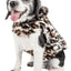Pet Life ®  Luxe 'Lab-Pard' Dazzling Leopard Patterned Mink Fur Dog Coat