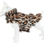 Pet Life ®  Luxe 'Lab-Pard' Dazzling Leopard Patterned Mink Fur Dog Coat