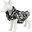 Pet Life ®  Luxe 'Paw Dropping' Designer Gray-Scale Tiger Pattern Mink Fur Dog Coat