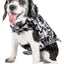 Pet Life ®  Luxe 'Paw Dropping' Designer Gray-Scale Tiger Pattern Mink Fur Dog Coat