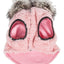 Pet Life ®  Luxe 'Pinkachew' Charming Fashion Mink Fur Dog Coat