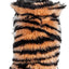 Pet Life ®  Luxe 'Tigerbone' Tiger-Patterned Mink Fashion Fur Dog Jacket