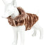 Pet Life ® Luxe 'Tira-Poochoo' Tiramisu Patterned Mink Fur Designer Dog Jacket