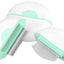 Pet Life ® 'LYNX' 2-in-1 Travel Connecting Grooming Pet Comb and Deshedder