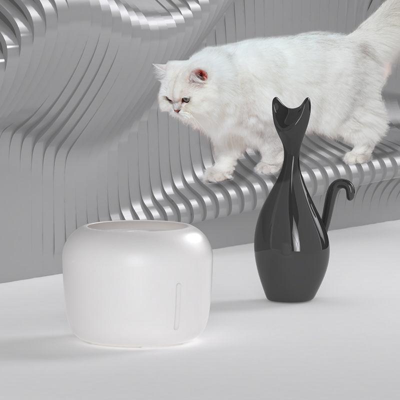 Pet Life ® 'Moda-Pure' Ultra-Quite Filtered Dog and Cat Fountain Waterer