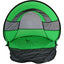 Pet Life ® 'Modern Curved' Wire-Folding Collapsible Travel Lightweight Pet Dog Crate Tent w/ Travel Bag