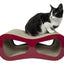 Pet Life ® 'Modiche' Premium Quality Modern Designer Kitty Cat Scratcher Lounger Lounge with Catnip