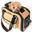 Pet Life ® Mystique Airline Approved Fashion Designer Travel Pet Dog Carrier w/ Pouch