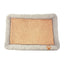Pet Life ® 'Neutral Carpentry' Fashion Designer Nano-Silver Anit-Bacterial Pet Dog Bed Lounge