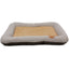 Pet Life ® 'Neutral Carpentry' Fashion Designer Nano-Silver Anit-Bacterial Pet Dog Bed Lounge