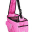 Pet Life ® Over-The-Shoulder Back-Supportive Fashion Sporty Pet Dog Carrier w/ Pouch