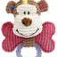Pet Life ® 'Paci-Plush' Plush Squeaking and Rubber Teething Newborn Puppy Dog Toy