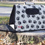Pet Life ® Paw Patterned Airline Approved Zippered Folding Collapsible Travel Pet Dog Carrier