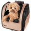 Pet Life ® 'Pawdon Me '  Wheeled Airline Approved Travel Collapsible Pet Dog Carrier