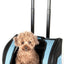 Pet Life ® 'Pawdon Me '  Wheeled Airline Approved Travel Collapsible Pet Dog Carrier
