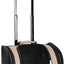Pet Life ® 'Pawdon Me '  Wheeled Airline Approved Travel Collapsible Pet Dog Carrier