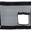 Pet Life ® 'Porta Gate' Anti-Drilling Nylon Mesh Collapsible Folding Travel Safety Pet Cat Dog Gate w/ Zippered Entrance