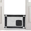 Pet Life ® 'Porta Gate' Anti-Drilling Nylon Mesh Collapsible Folding Travel Safety Pet Cat Dog Gate w/ Zippered Entrance