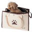 Pet Life ® 'Posh Paw' Elegant Leatherette Designer Fashion Travel Pet Dog Carrier Tote