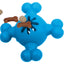 Pet Life ® 'Quadra-Bone' TPR Treat Dispensing Durable Dog Toy