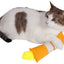 Pet Life ® 'Duffle Feathered' Squeak and Crinkle Teaser Plush Cat Toy