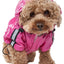 Pet Life ® 'Reflecta-Sport' Multi-Adjustable Reflective Weather-Proof Dog Raincoat w/ Removable Hood