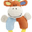 Pet Life ® 'Ring-O-Round' Plush Squeaking and Rubber Teething Newborn Puppy Dog Toy