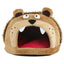 Pet Life ® 'Roar Bear' Snuggle Plush Polar Fleece Fashion Designer Pet Dog Bed House Lounge