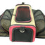 Pet Life ® 'Roomeo' Airline Approved Dual Expandable and Folding Collapsible Fashion Travel Pet Dog Carrier Crate