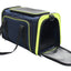 Pet Life ® 'Roomeo' Airline Approved Dual Expandable and Folding Collapsible Fashion Travel Pet Dog Carrier Crate