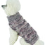 Pet Life ® 'Royal Bark' Heavy Cable Knitted Designer Fashion Dog Sweater