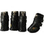 Pet Life ® Ruff Suede High-Support Dog Shoes Sneakers Booties - Set of 4