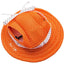 Pet Life ®  'Sea Spot Sun' UV Protectant Adjustable Fashion Mesh Brimmed Dog Hat Cap