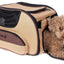 Pet Life ® 'Sky-Max' Airline Approved Designer Sporty Collapsible Travel Fashion Pet Dog Carrier