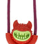 Pet Life ® 'Sling-Away' Tug and Squeak Natural Jute and Rubber Dog Toy